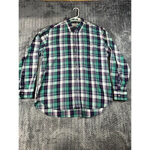 Southern Classics Shirt Mens XL Multicolor Plaid Logo Everyday Wear Button Down‎